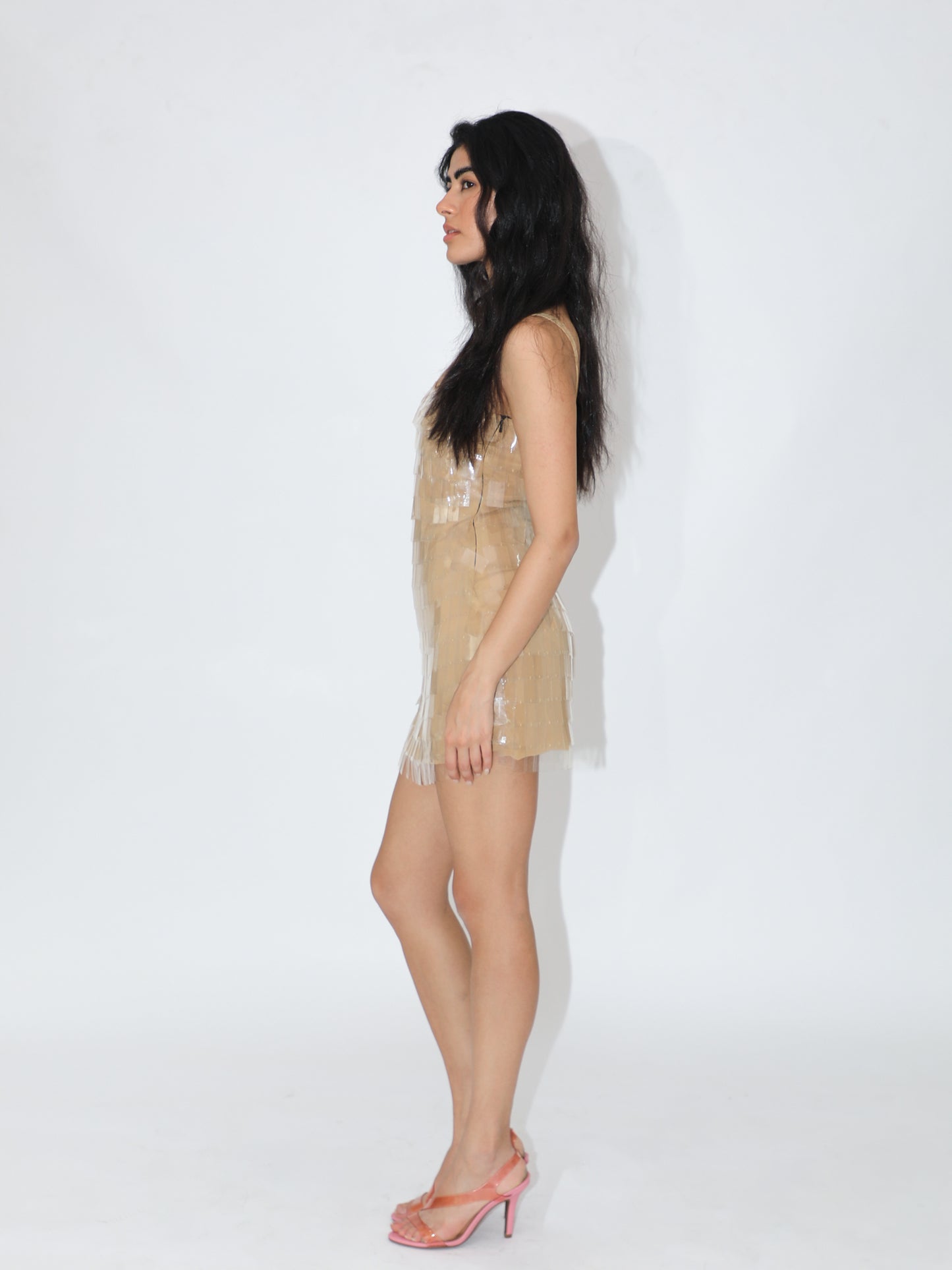 Nude Mini Dress