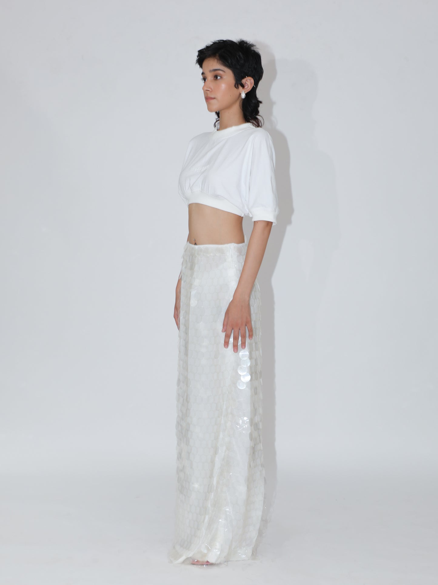 Scaled Long Skirt