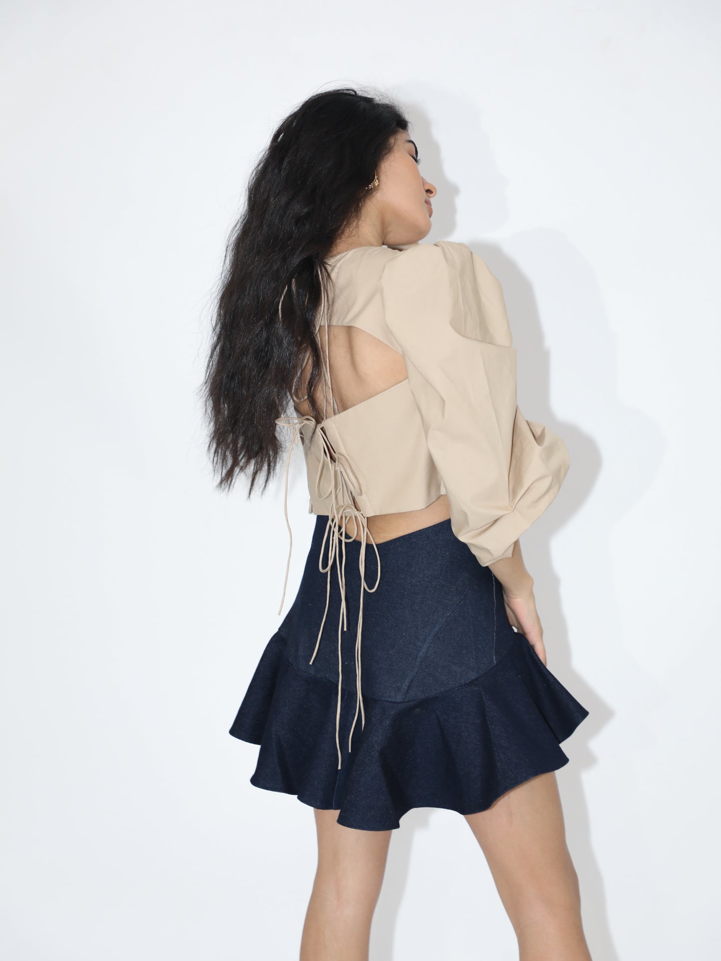 the Bubble Poplin Top