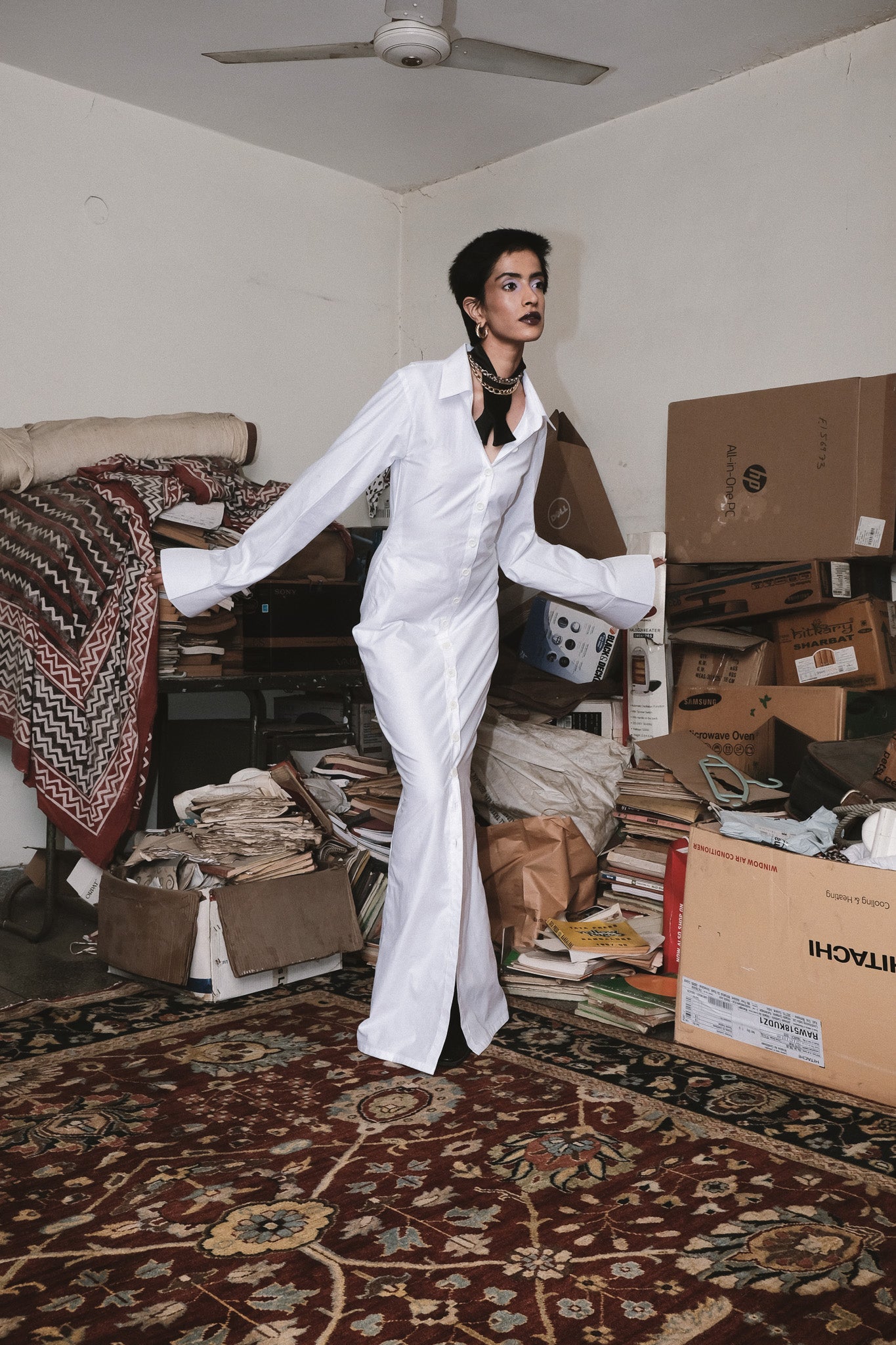 All White Shirt Dress
