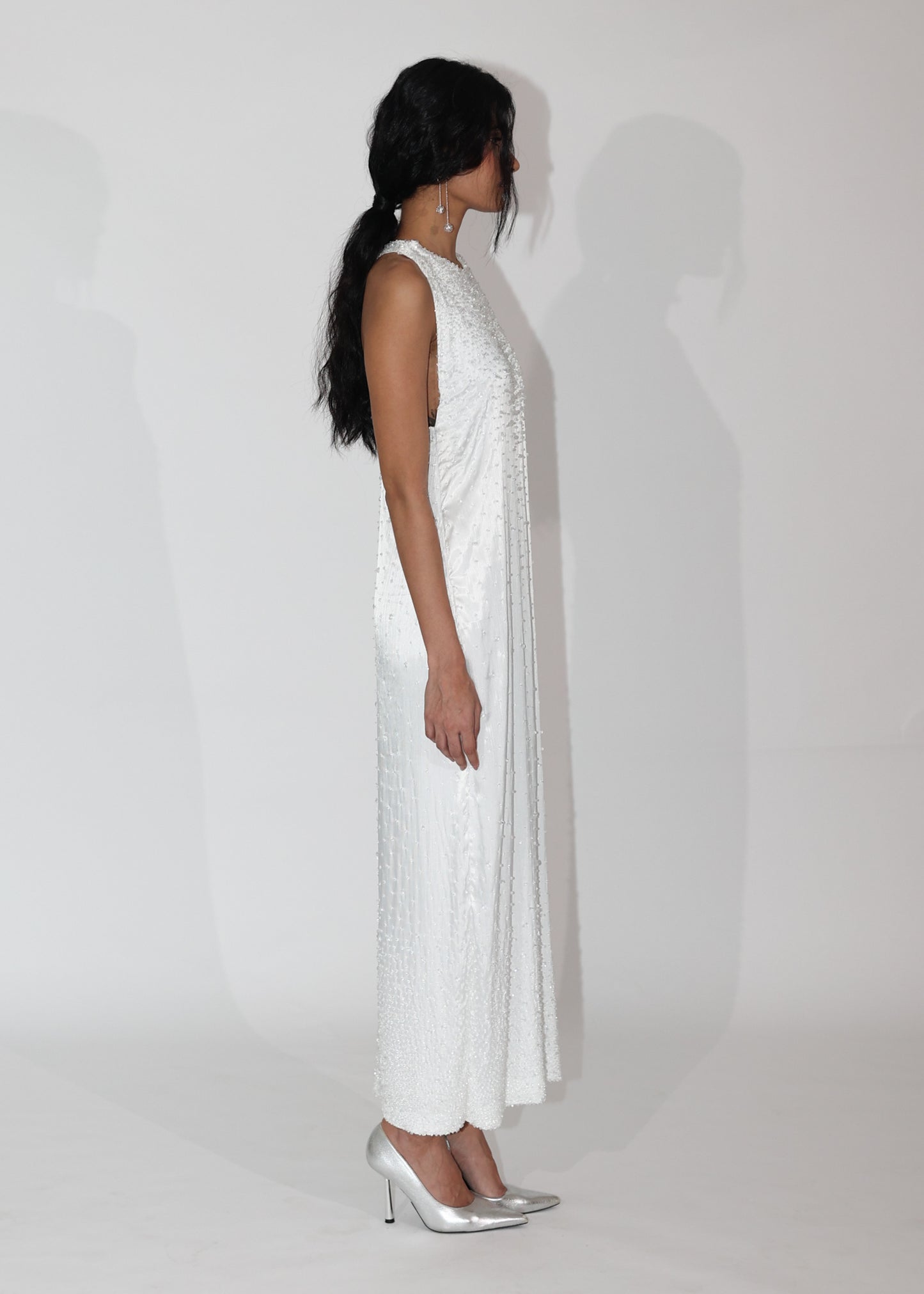 White Crystal Dress