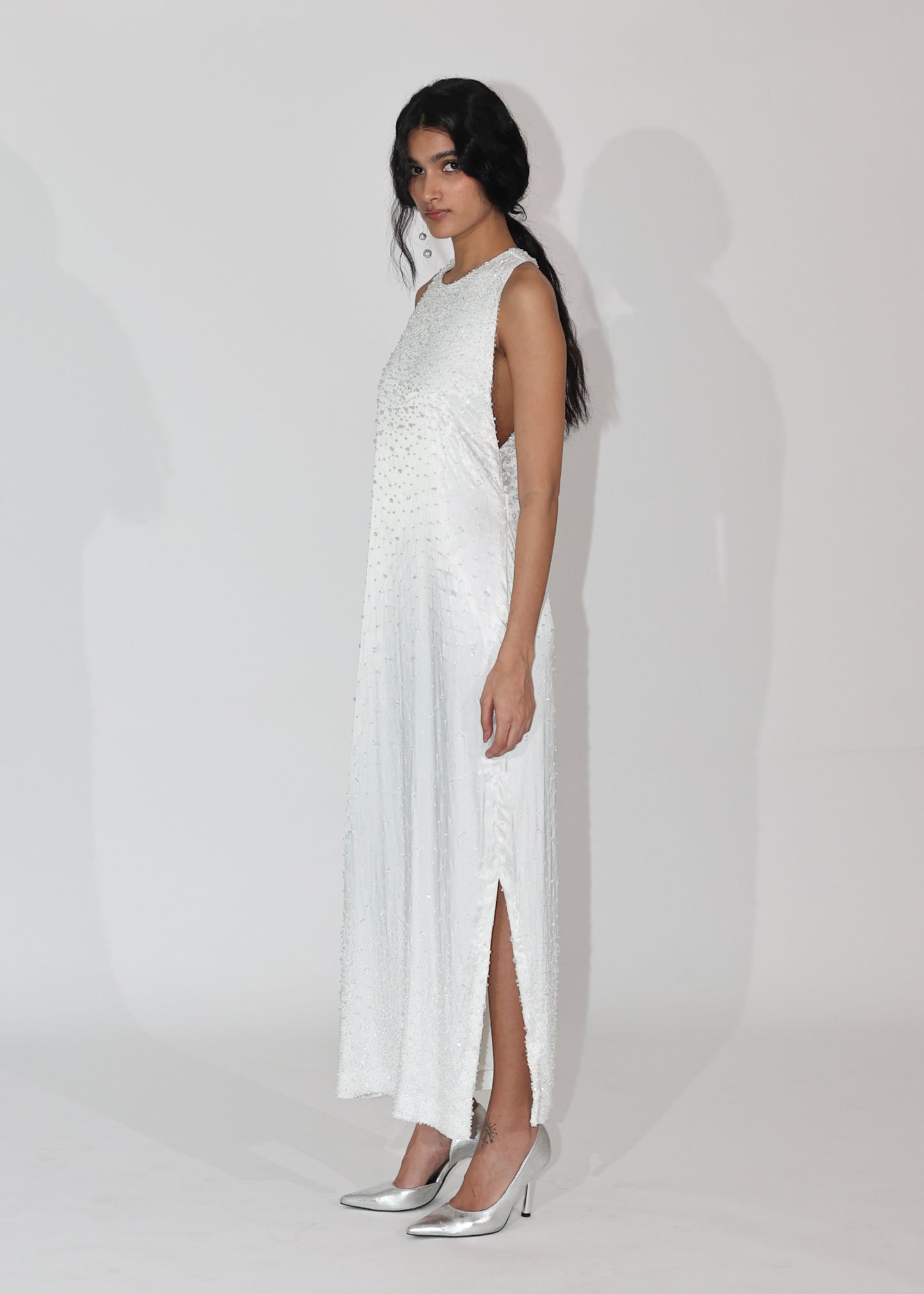 White Crystal Dress