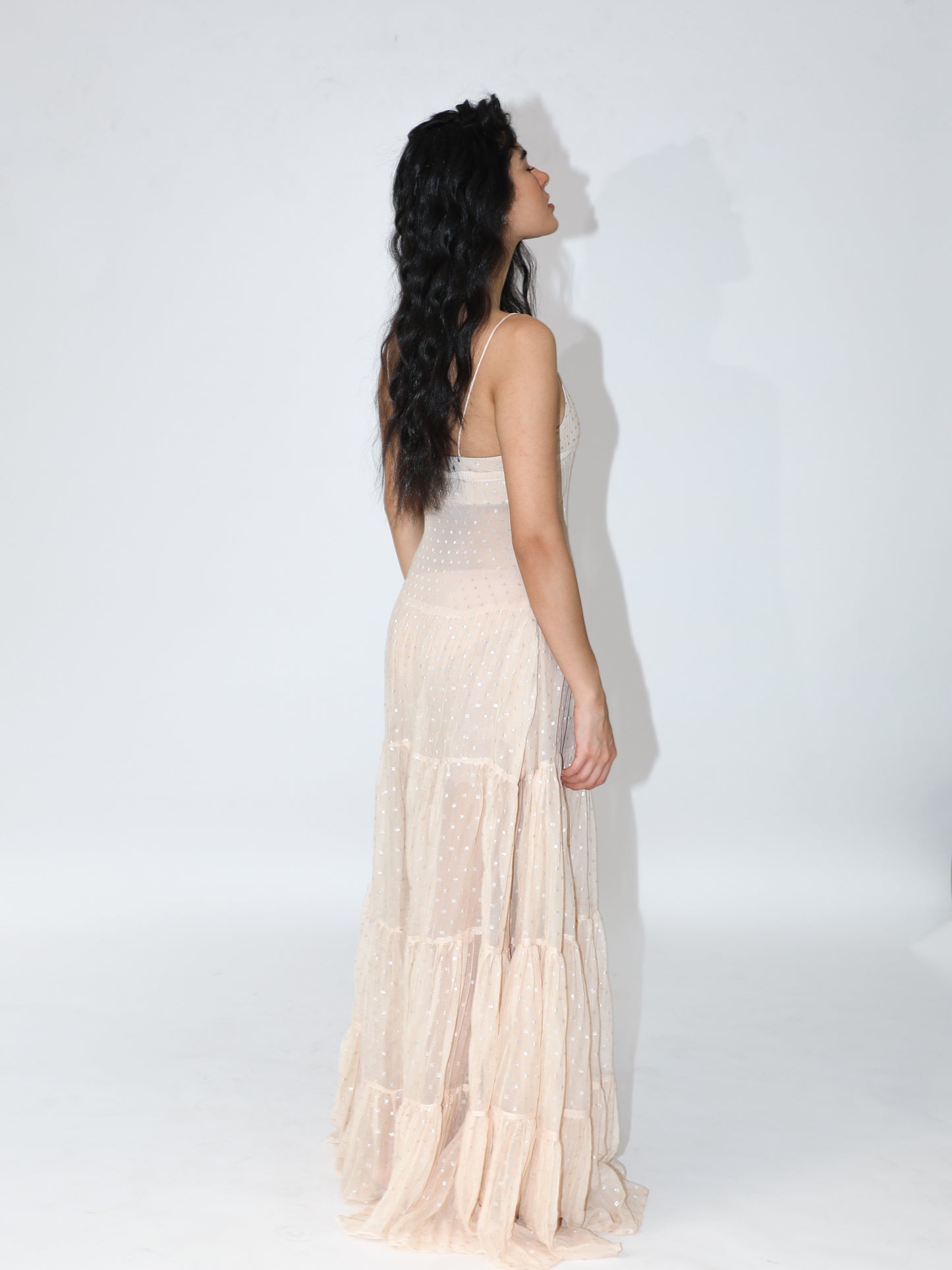 Nude Maxi Dress