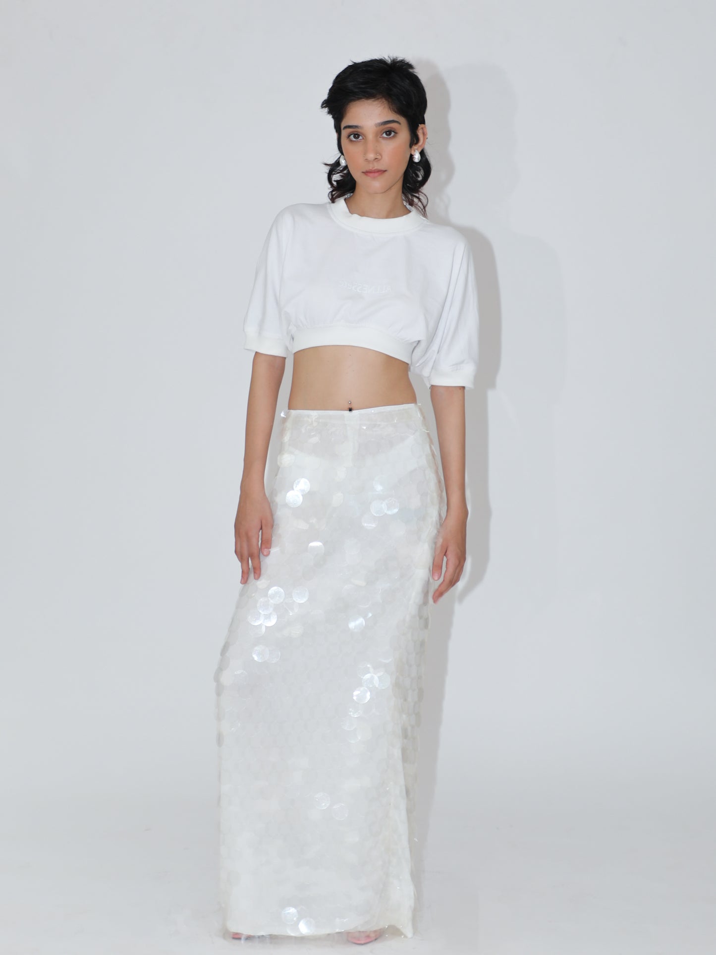 Scaled Long Skirt