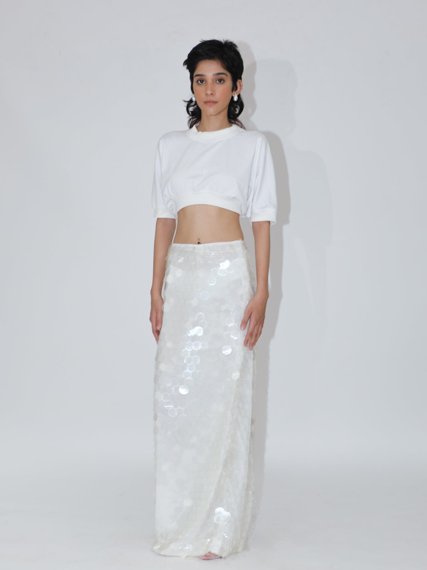 Scaled Long Skirt