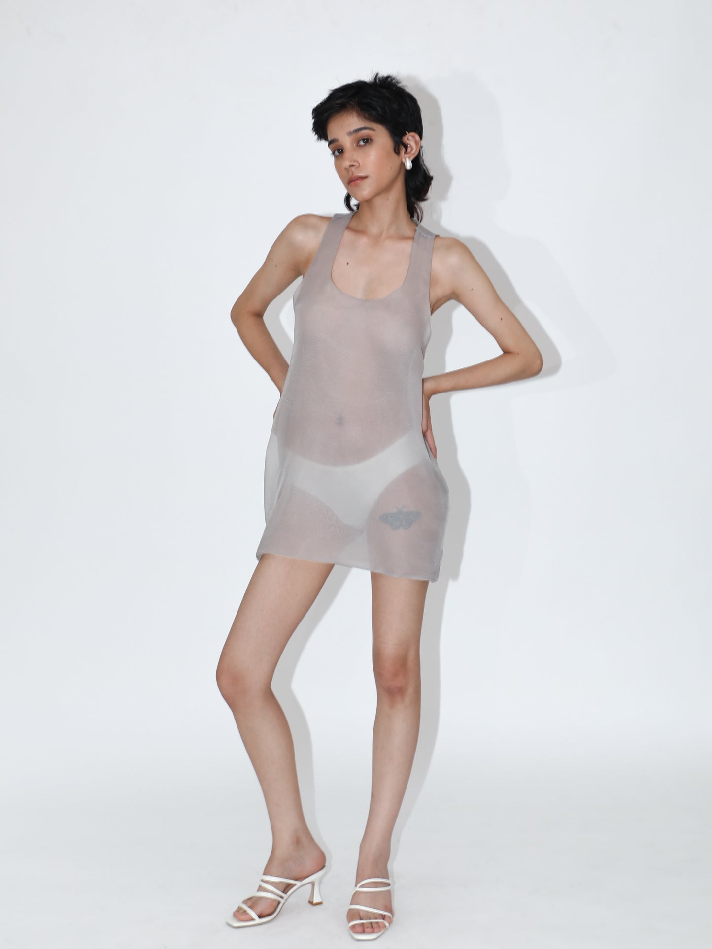 Organza Mini Dress
