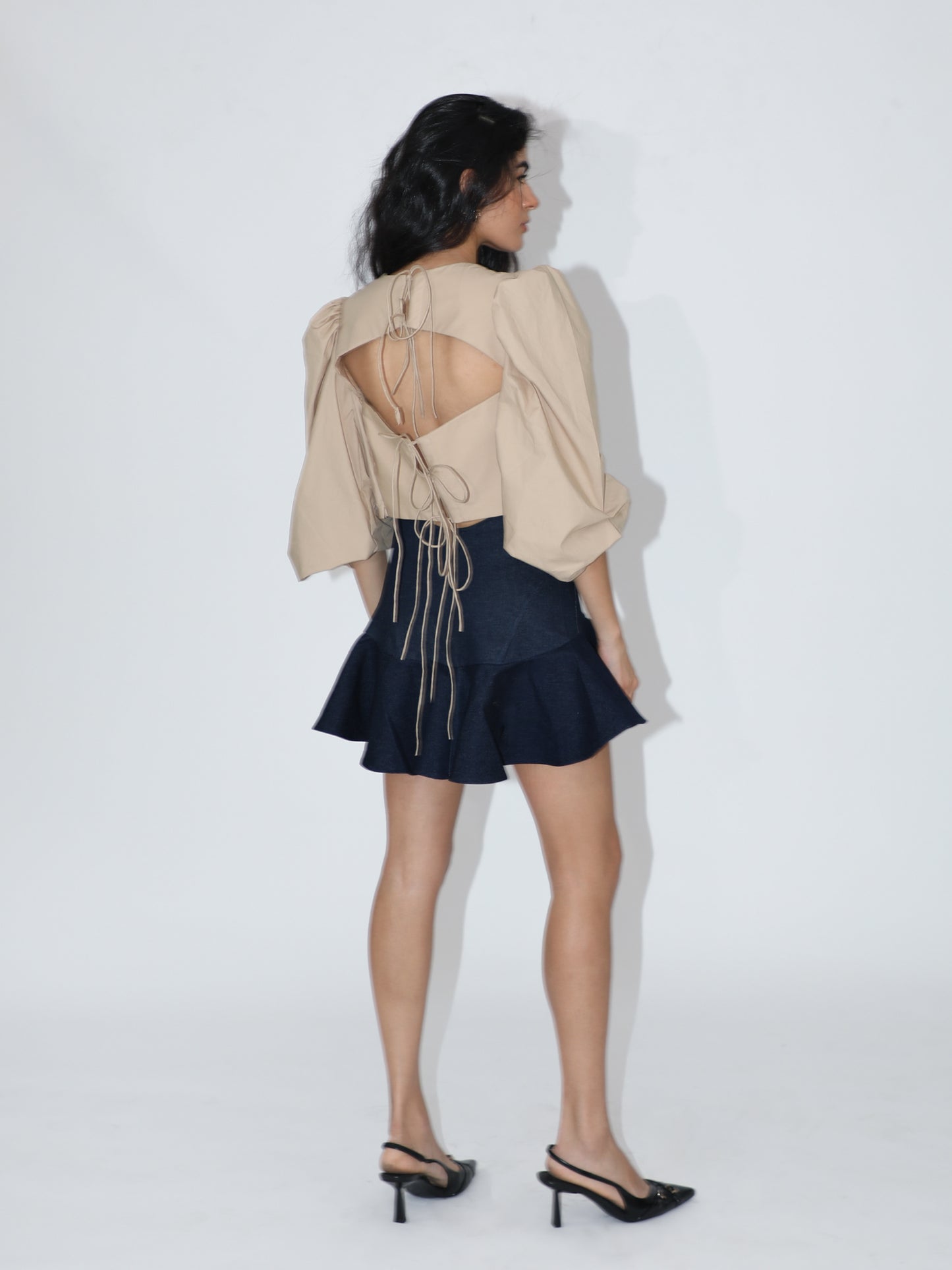 the Bubble Poplin Top
